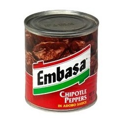 Embasa Chipotle Peppers in Adobo Sauce (12x7 Oz)