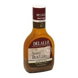 De Lallo Sweet Italian Dressing With Romano Cheese (6x16Oz)