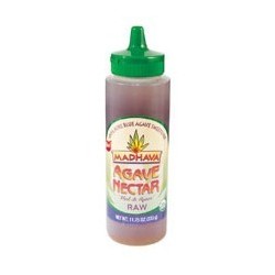 Madhava Pure Agave Nectar, Raw (6x11.75Oz)