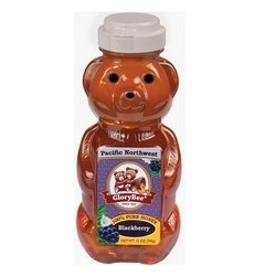 Glorybee Pacific Northwest Blackberry Honey Sqze Bears (6x12Oz)