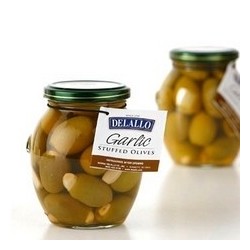 De Lallo Garlic Stuffed Olives (6x7Oz)
