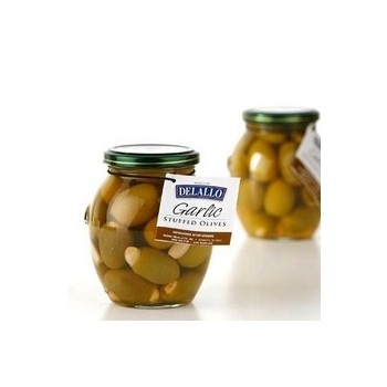 De Lallo Garlic Stuffed Olives (6x7Oz)