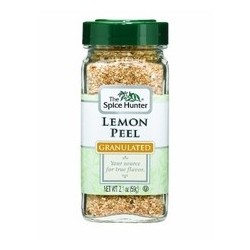 Spice Hunter Lemon Peel, Granulated (6x2.1Oz)