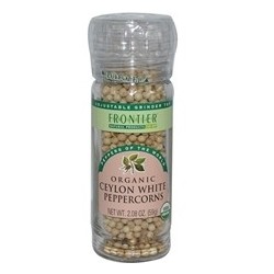 Frontier Organic Ceylon White Peppercorns (6x2.08Oz)