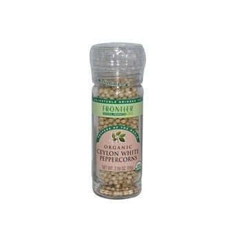 Frontier Organic Ceylon White Peppercorns (6x2.08Oz)