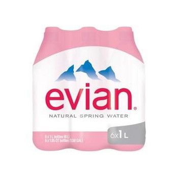 Evian Natural Spring Water 6Pk (2x6Pack)