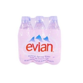 Evian Natural Spring Water (4x6Pack)