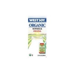 Westsoy Unsweetened Original Soymilk (8x64 Oz)