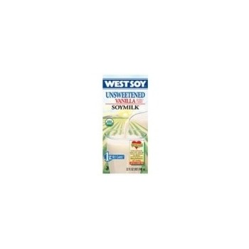 Westsoy Vanilla Unsweetened Westsoy (12x32 Oz)