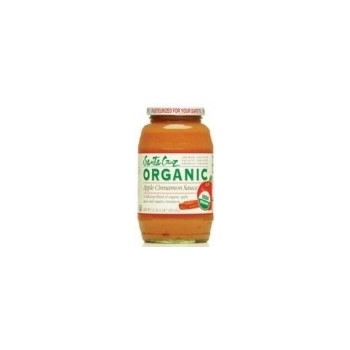 Santa Cruz Organic Cinnamon Applesauce (12x23 Oz)