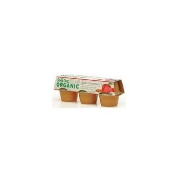 Santa Cruz Organic Cinnamon Applesauce (12x6x4 Oz)
