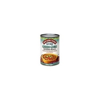 Little Bear Green Chili Refried Beans (12x16 Oz)