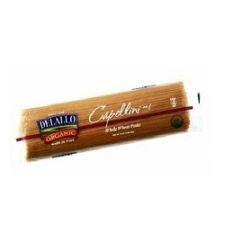 De Lallo Organic Whole Wheat Capellini No (16x16Oz)