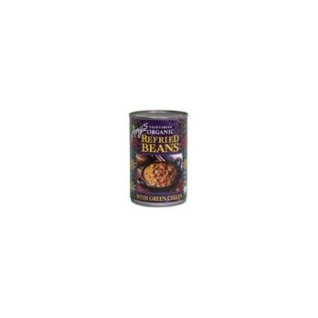 Amy's Kitchen Refried Beans With Green Chili's (12x15.4 Oz)
