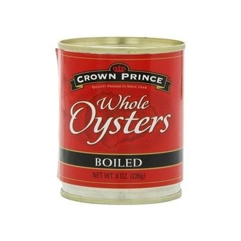 Crown Prince Whole Boiled Oysters (12x8OZ )
