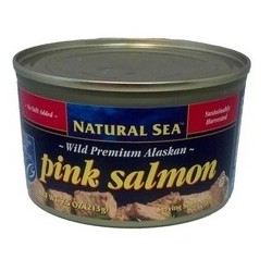 Natural Sea Premium Alaskan Pink Salmon Unsalted (12x7.5Oz)