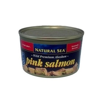 Natural Sea Premium Alaskan Pink Salmon Unsalted (12x7.5Oz)