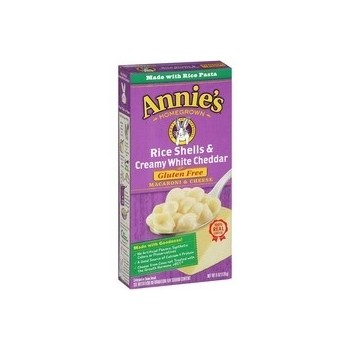 Annie's Rice Shells And Creamy White Cheddar Gluten Free (12x6Oz)