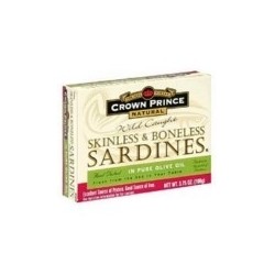 Crown Prince Sardines Skinless Boneless in Oil (12x3.75 Oz)