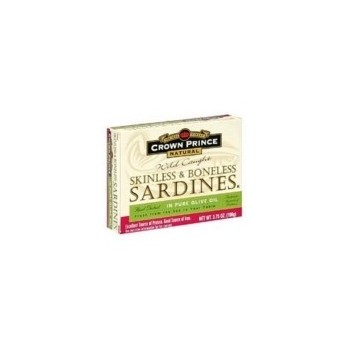 Crown Prince Sardines Skinless Boneless in Oil (12x3.75 Oz)