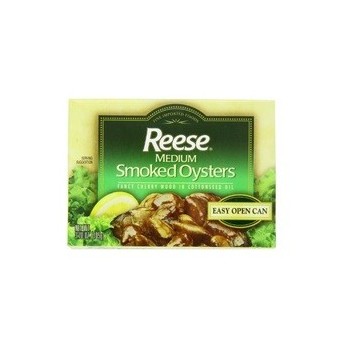 Reese Medium Smoked Oysters (10x3.7Oz)