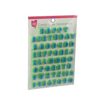 Cake Mate Candy Cake Decorations Alphabet 1.4 oz Case of 12