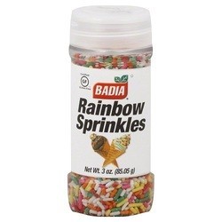 Badia Rainbow Sprinkles (12x3 OZ)