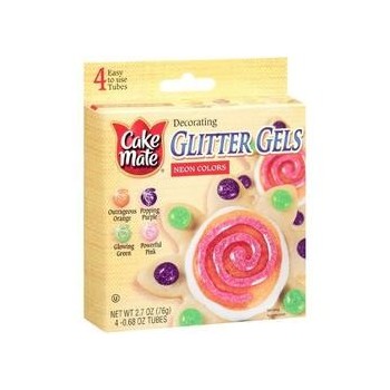 Cake Mate Decorating Cosmic Colors Glitter Gels (12x2.7 OZ)