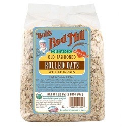 Bob's Red Mill Gluten Free Organic Old Fashioned Rolled Oats (4x32 OZ)