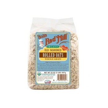 Bob's Red Mill Gluten Free Organic Old Fashioned Rolled Oats (4x32 OZ)