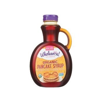 Wholesome Sweeteners Pancake Syrup Organic Original 20 oz case of 6