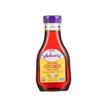 Wholesome Sweeteners Syrup Organic Coconut Palm 12 oz case of 6