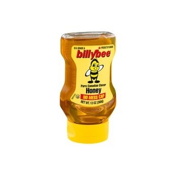 Billybee Honey Pure Canadian Clover Upside Down Squeeze (6x13 OZ)