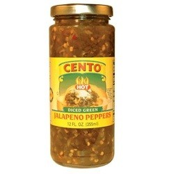 Cento Diced Green Jalapeno Peppers (12x12 OZ)