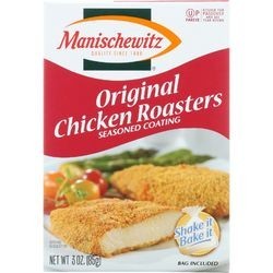 Manischewitz Seasoned Coating Crumb Mix Original Chicken Roasters 3 oz case of 12