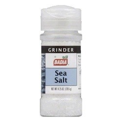 Badia Sea Salt Grinder (12x4.5 OZ)