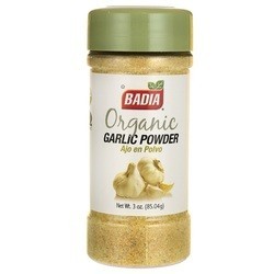 Badia Organic Garlic Powder (12x3 OZ)