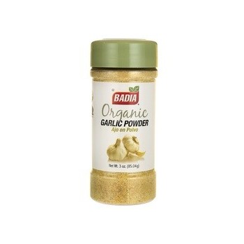 Badia Organic Garlic Powder (12x3 OZ)