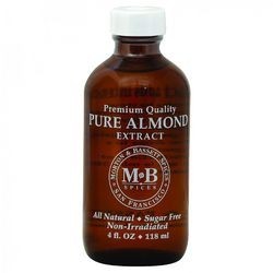 Morton & Bassett Seasoning Almond Extract Pure 4 oz Case of 3