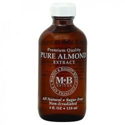 Morton & Bassett Seasoning Almond Extract Pure 4 oz Case of 3