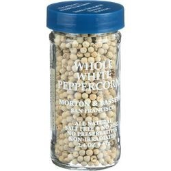 Morton & Bassett Seasoning Peppercorns Whole White .6 oz Case of 3