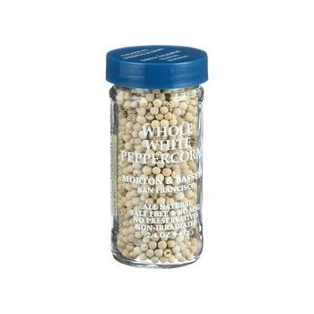Morton & Bassett Seasoning Peppercorns Whole White .6 oz Case of 3