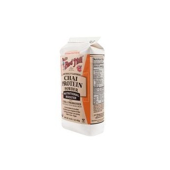 Bob's Red Mill Chai Protein Powder Nutritional Booster 16 oz Case of 4