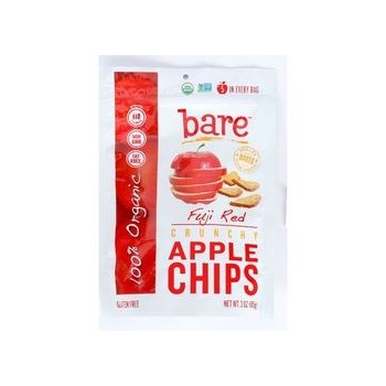 Bare Fruit Apple Chips Organic Crunchy Fuji Red 3 oz case of 12