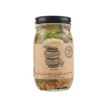 Brooklyn Brine Maple Bourbon Bread & Butter Pickles (12x16 OZ)