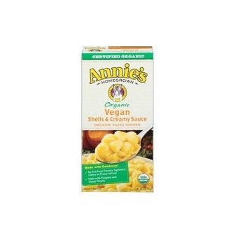 Annie's Homegrown Organic Vegan Shells & Creamy Sauce (12x6 OZ)