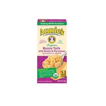 Annie's Organic Bunny Tails with Butter & Parmesan Macaroni & Cheese (12x6 OZ)