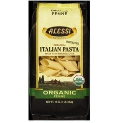 Alessi Organic Penne Italian Pasta Made with Bronze Dies (12x16 OZ)