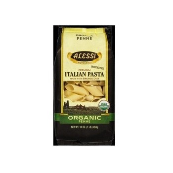 Alessi Organic Penne Italian Pasta Made with Bronze Dies (12x16 OZ)