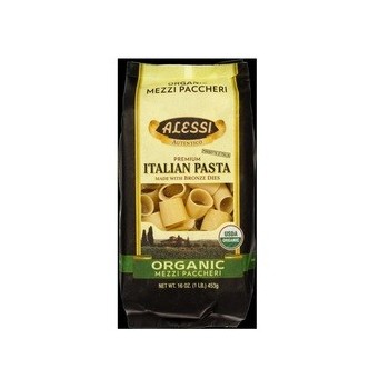 Alessi Organic Mezzi Paccheri Made with Bronze Dies (12x16 OZ)